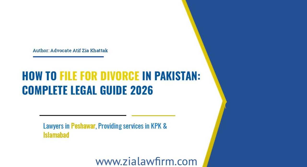 how to file for divorce in Peshawar and Islamabad